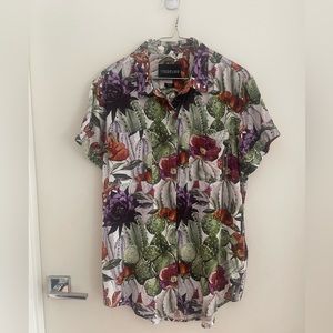 Wildfang Succulent Short Sleeve Button Down